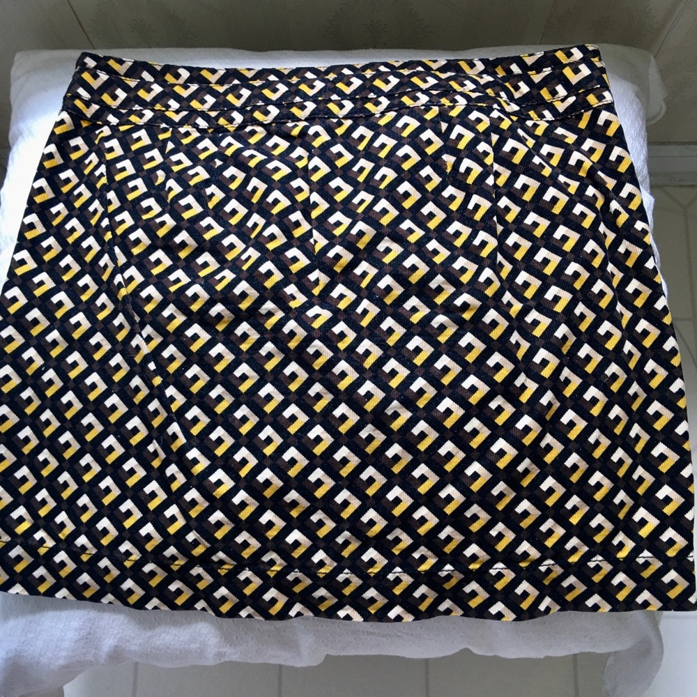 Retro Loft Geometric Pattern Skirt! - image 7